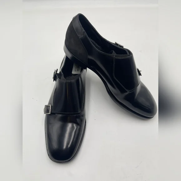 Jimmy Choo shoes men / size #43 (10) Diamond X II/M | Black Leather Trainers | JIMMY CHOO main image 3